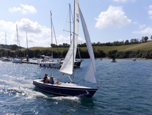Boat Hire in Salcombe, Hawk 20 Hire, Sailing Instructor